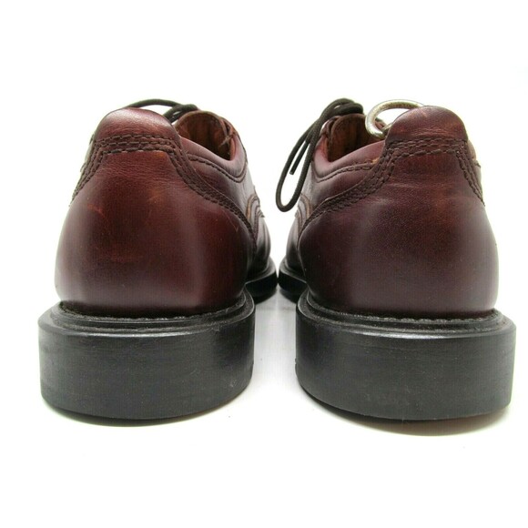 Dunham Ruggards Mens Brown Leather Plain Toe Waterproof Derbys Size US 9 D - Picture 6 of 9